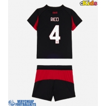 AC Milan Samuele Ricci #4 Replica Home Minikit 2025-26 Short Sleeve (+ pants)